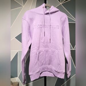 Light Purple Pressed Letter End Yulin Sweatshirt